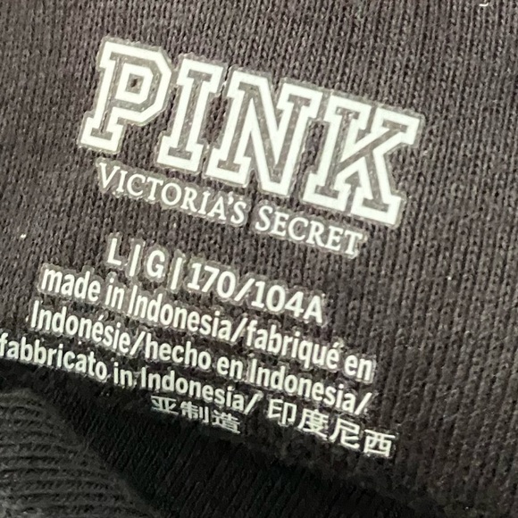 NWT PINK FITTED BLACK LONG SLEEVE SHIRT SIZE LARGE - Picture 3 of 4